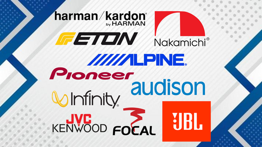 Brands that we sell in Xcite Audio