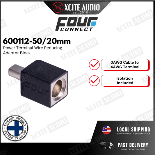 FOUR Connect 4‑600112 Power Terminal 50mm² to 20 mm² | Cable Reducer / Adapter / Converter