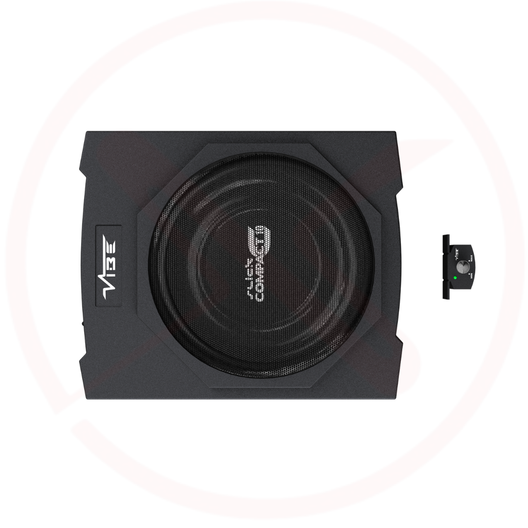 VIBE SLICKC10A-V0 | 180 Watt RMS 10" Active Underseat Car Subwoofer
