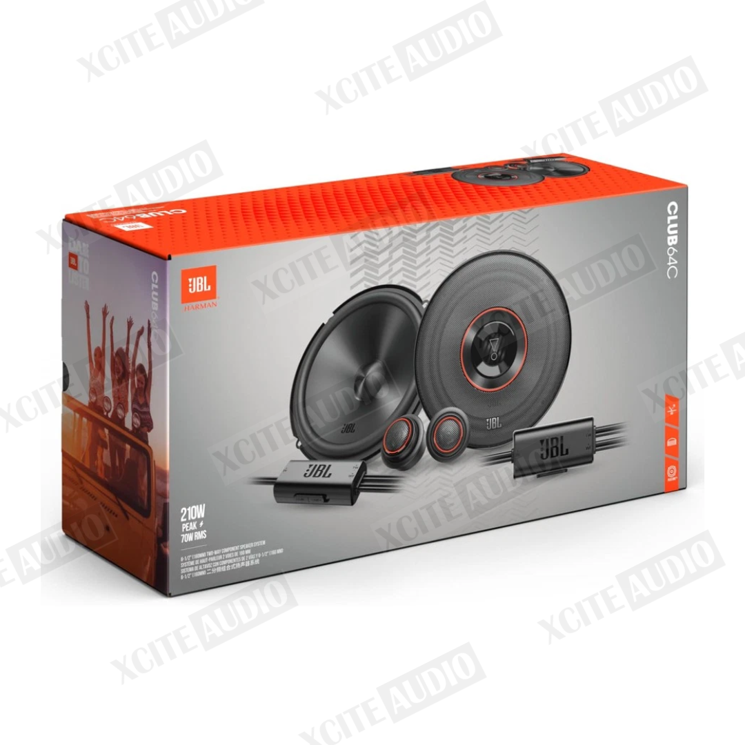 JBL Club 64C Club Series 6.5" 2-Way Component Car Speaker | Quality Assurance | 100% Original