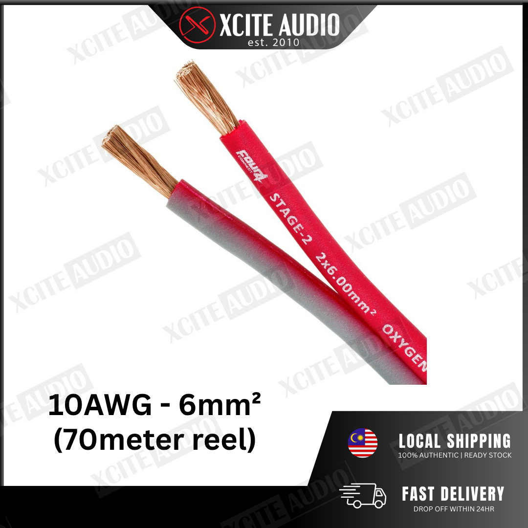 Four Connect Stage 2 | 8AWG - 16AWG High‑Flex Premium OFC Speaker Cables (BULK REEL)