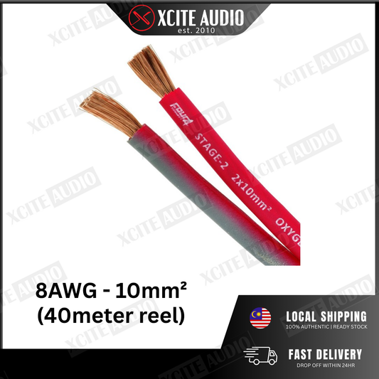 Four Connect Stage 2 | 8AWG - 16AWG High‑Flex Premium OFC Speaker Cables (BULK REEL)