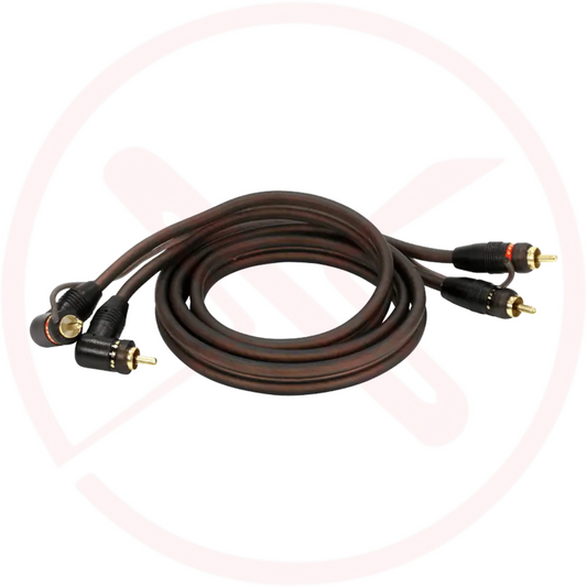 GROUND ZERO GZCC MODEL (X) - High Quality Triple Shielded Car Amplifier RCA Cable