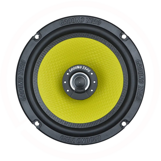 GROUND ZERO GZTF 6.5X - Titanium Series 6.5inch 2-way Car Coaxial Speakers