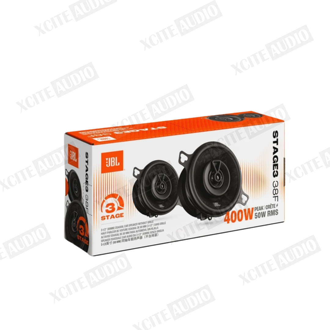 JBL Stage3 38F 3.5" 2-Way 400Watts Peak Power Coaxial Car Speakers