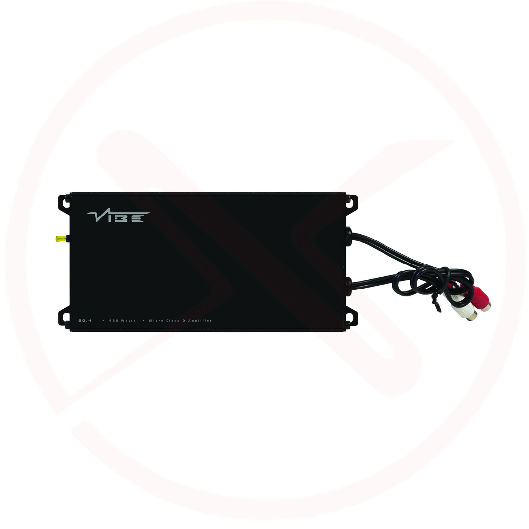 VIBE POWERBOX65.4M : Powerbox 520 Watt Micro 4 Channel Plug & Play Car Amplifier