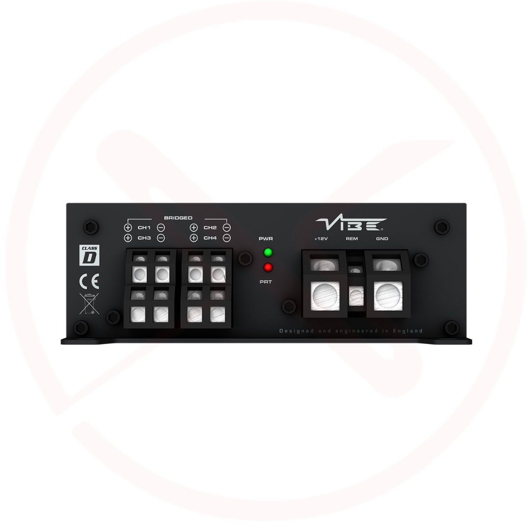 VIBE POWERBOX100.4M – 4 Channel Class D Mini Size Car Amplifier