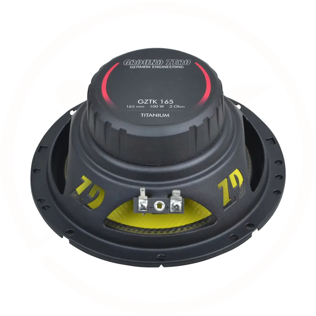 GROUND ZERO GZTC 165.2X - Titanium Series 6.5″ 2-way component car speaker system