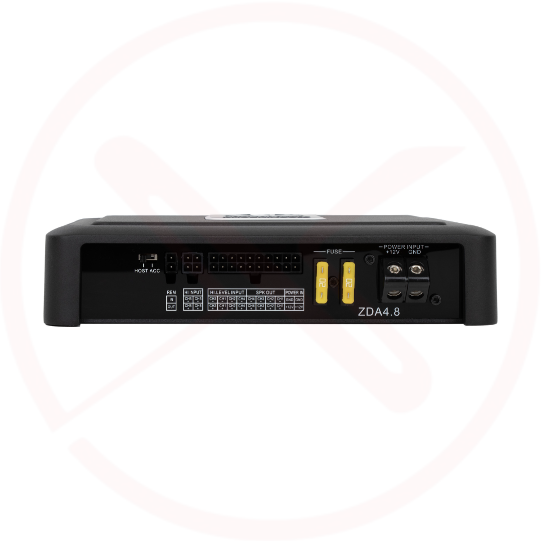 Phoenix Gold ZDA4.8 - ZD Series 8 Channel Car DSP with 4 Channel Built-In Amplifier