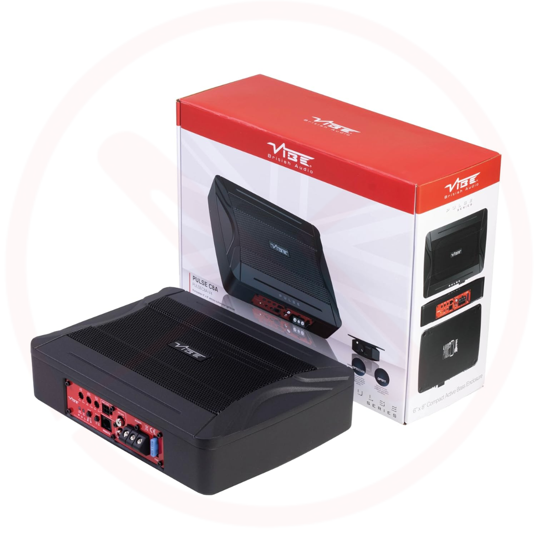 VIBE PULSEC8A-V4 | Cast Aluminum Active Underseat Subwoofer