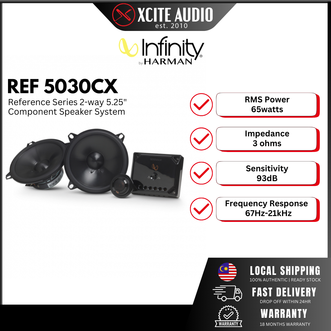 Infinity Reference 5030CX / REF-5020CX 5-1/4" component speaker system (Proton S70 & Jimny PNP)