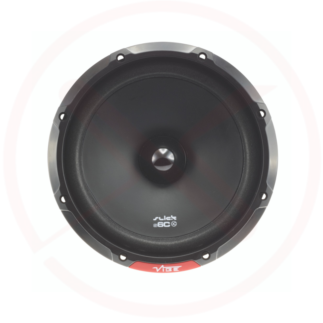 VIBE SLICK6C-V7 | Slick Series 6.5" Car Component Speakers (94db High Sensitivity)
