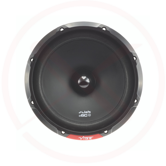 VIBE SLICK6C-V7 | Slick Series 6.5" Car Component Speakers (94db High Sensitivity)