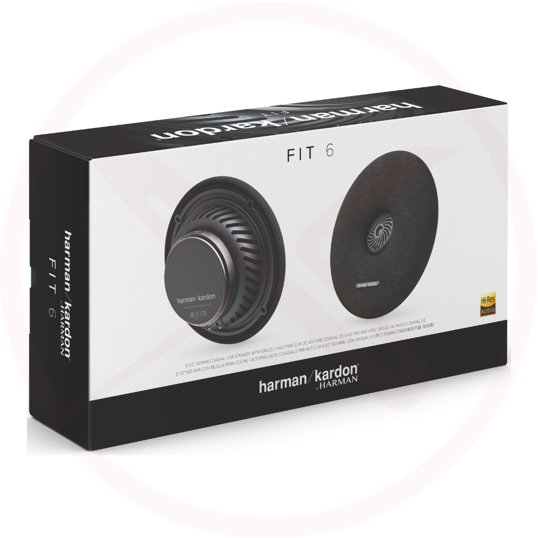 HARMAN KARDON FIT 6F - Fit Series 2-way 6.5" Hi-Res Car Coaxial Speakers