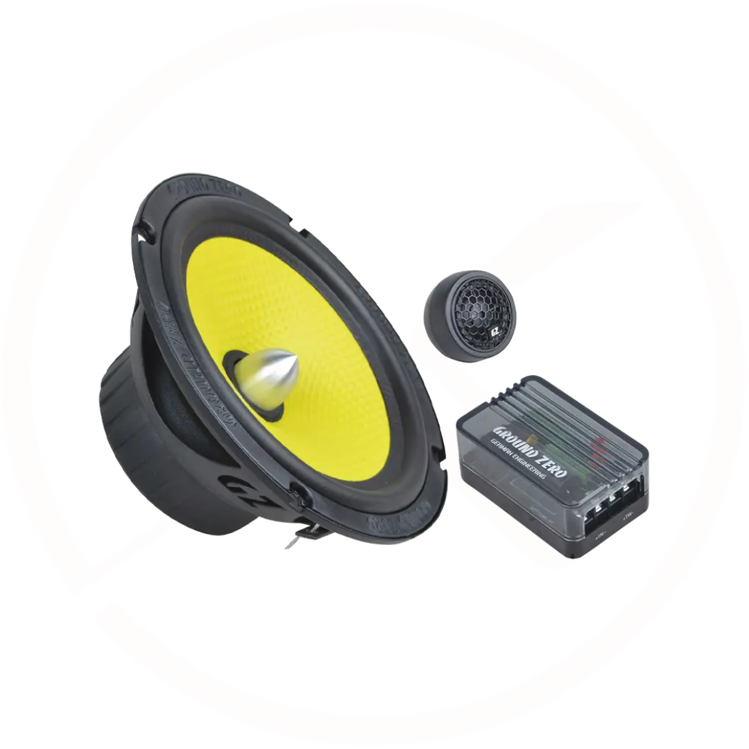 GROUND ZERO GZTC 165.2X - Titanium Series 6.5″ 2-way component car speaker system