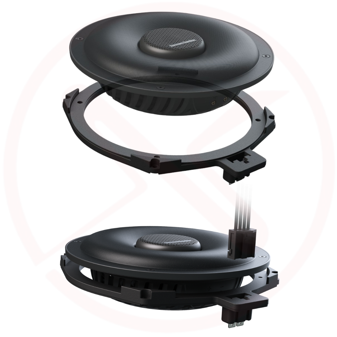harman/kardon Flow 80 | 20cm / 8" | BMW Compatible Plug & Play Subwoofer | 125 Watt RMS @ 4 Ω