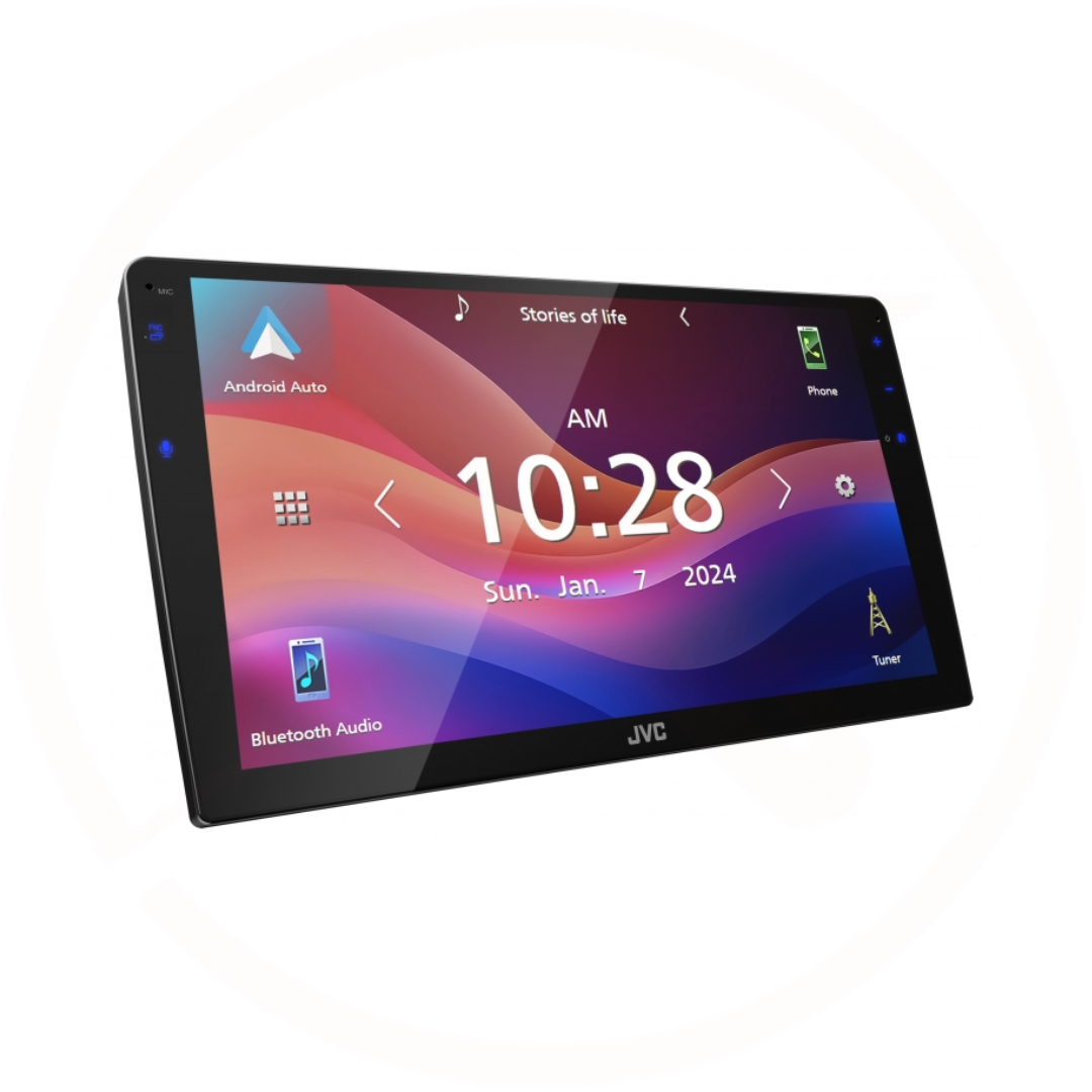 JVC KW M80AW - 9.0" (Android Shape) Digital Multimedia Receiver with Apple Carplay/Android Auto