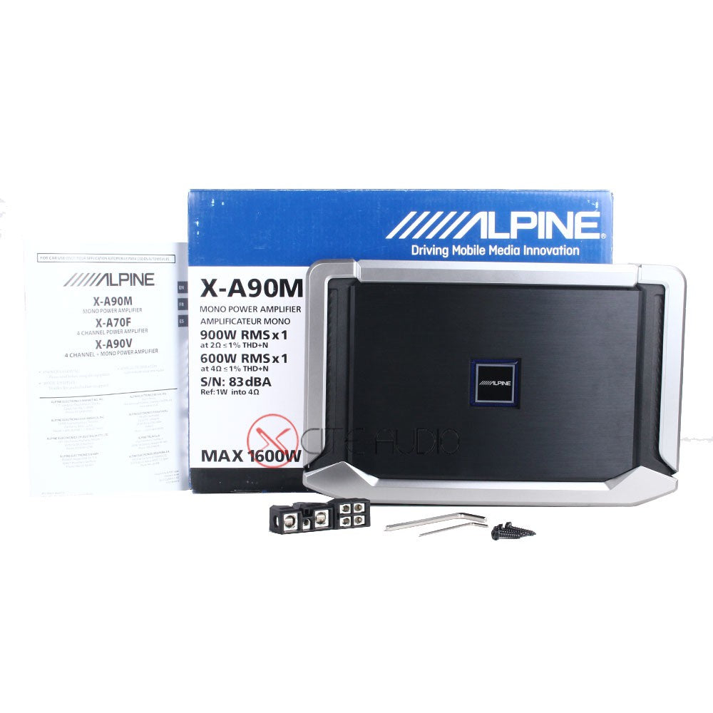 Alpine X-A90M X-Series Class-D Hi-Res Monoblock Car Amplifier