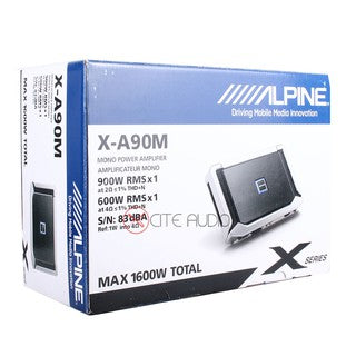 Alpine X-A90M X-Series Class-D Hi-Res Monoblock Car Amplifier