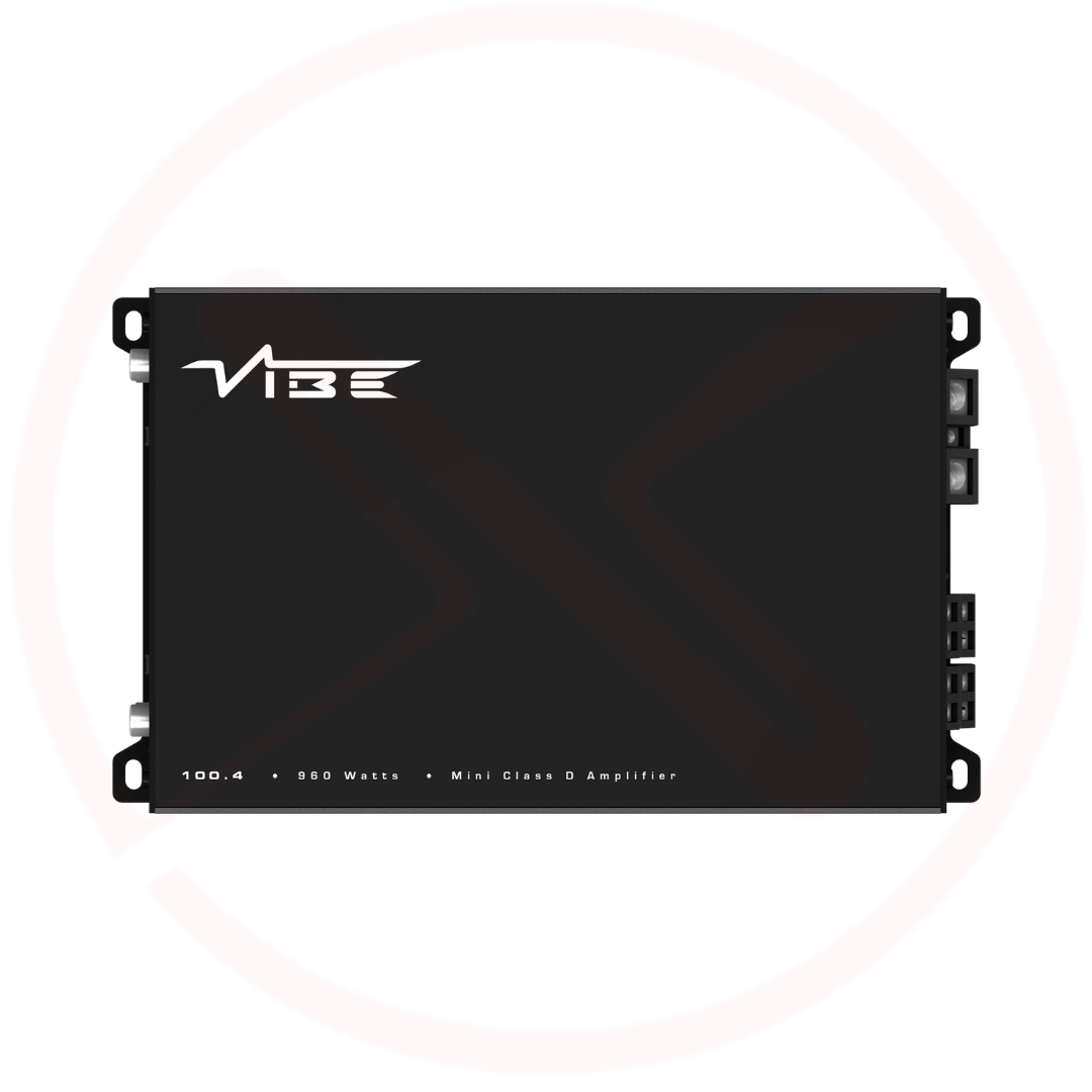 VIBE POWERBOX100.4M – 4 Channel Class D Mini Size Car Amplifier