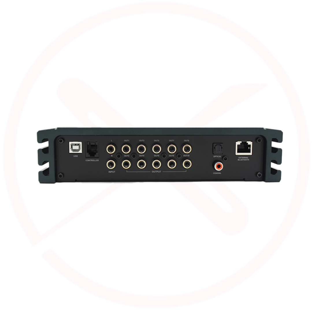 KENWOOD DSP KAC C400D3 - 8x10 Channel Advanced Car DSP Amplifier | 50W RMS X 8 | (8in-10out)