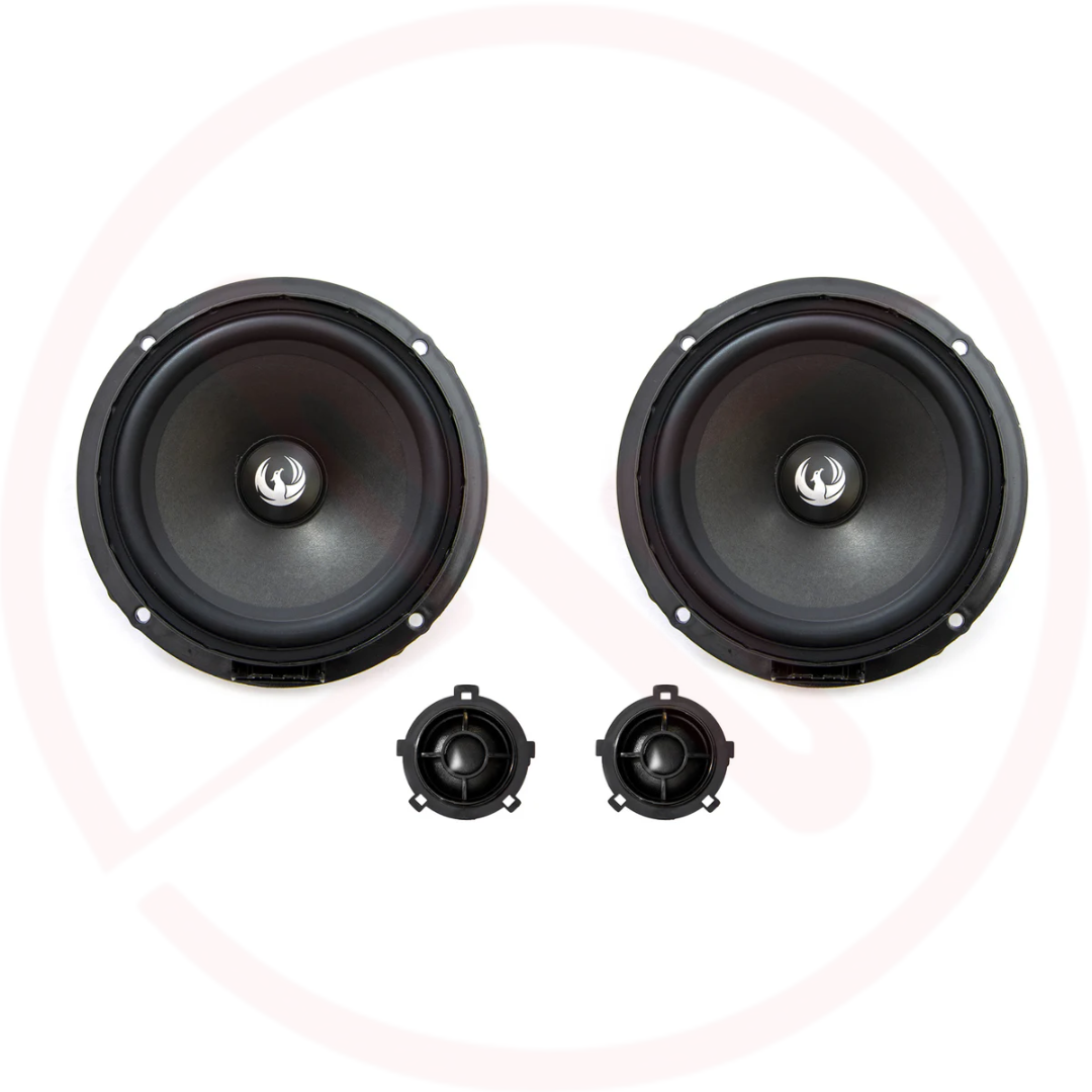 Phoenix Gold ZDSW6CS - ZD Series 6.5inch Plug & Play Volkswagen 2-Way Component Car Speaker System