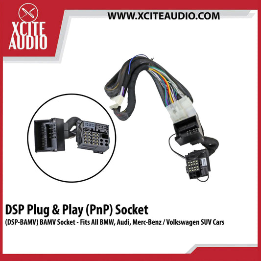 Digital Sound Processor(DSP) Plug & Play Cable Socket For Proton/Perodua/Toyota/Nissan/Mazda/Honda/Hyudai/BMW/Audi/Mini/Mercs