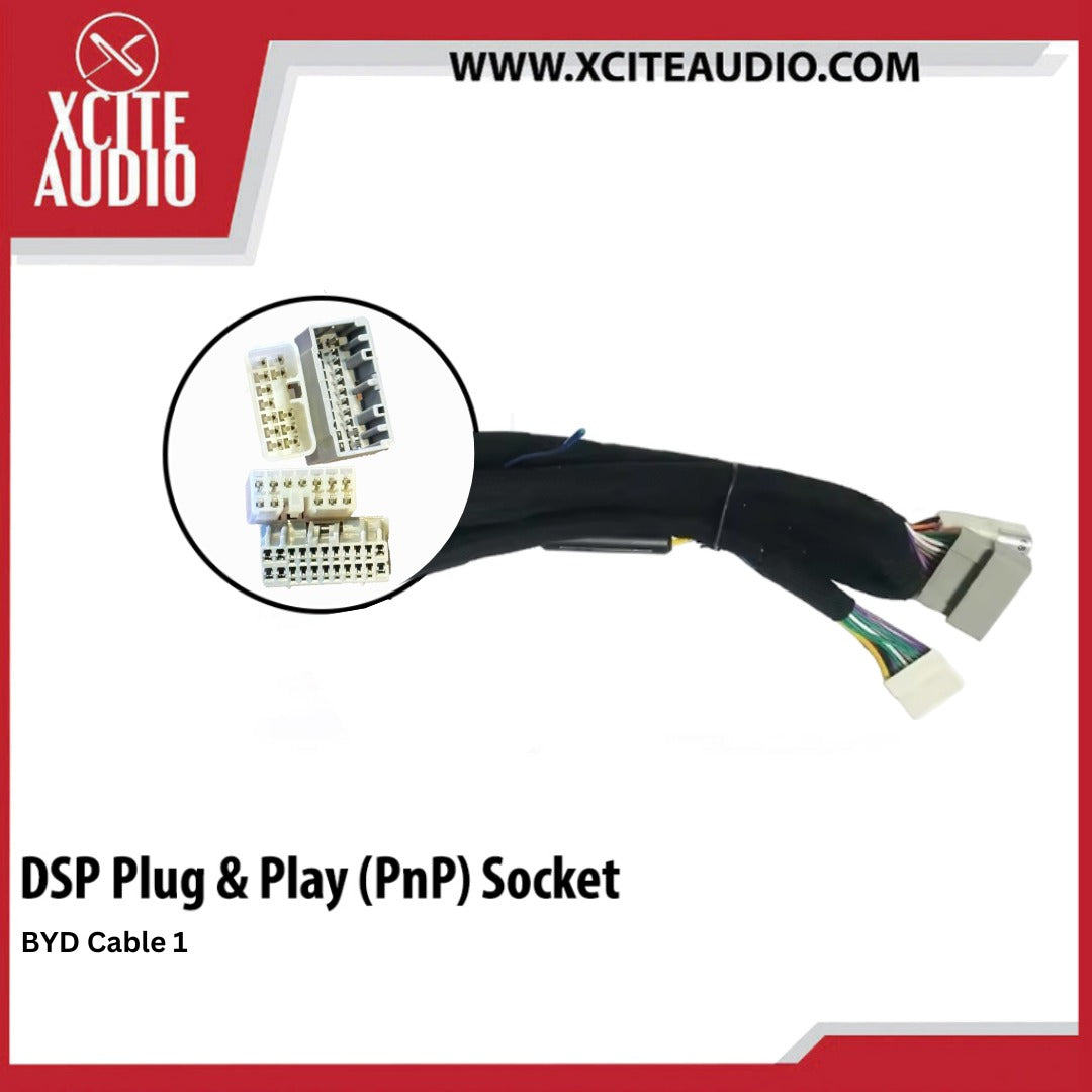 Digital Sound Processor(DSP) Plug & Play Cable Socket For Proton/Perodua/Toyota/Nissan/Mazda/Honda/Hyudai/BMW/Audi/Mini/Mercs