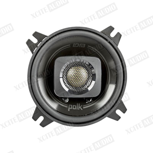 Polk Audio DB402 Marine Certified 4"inch Coaxial Car Speakers Water Resistance