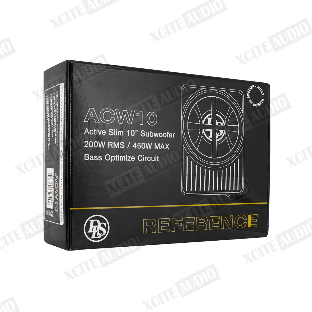 DLS ACW10 10"(25cm) Car Underseat Active Subwoofer