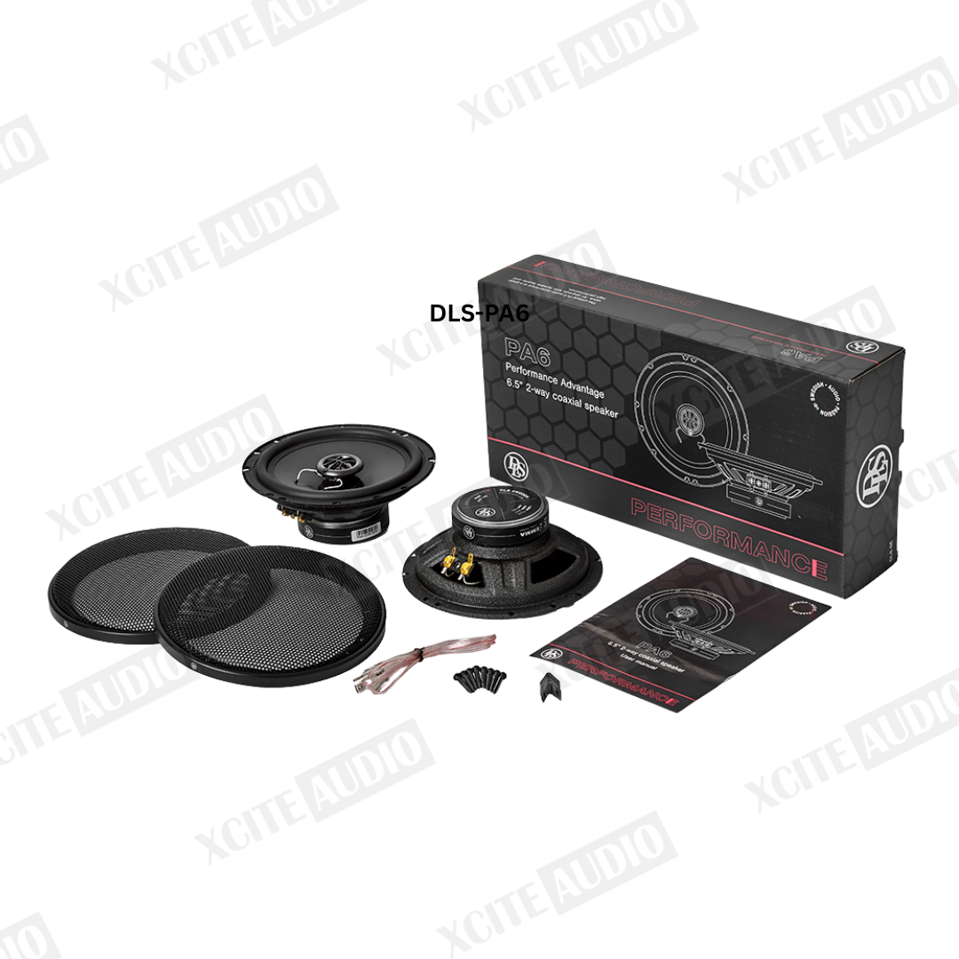 DLS PA6 - Performance Advantage Series 6.5 Inch 2-Way Coaxial Car Speakers