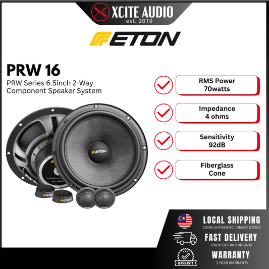ETON PRW 16 - PRW Series 6.5inch 2-Way Component Car Speaker System