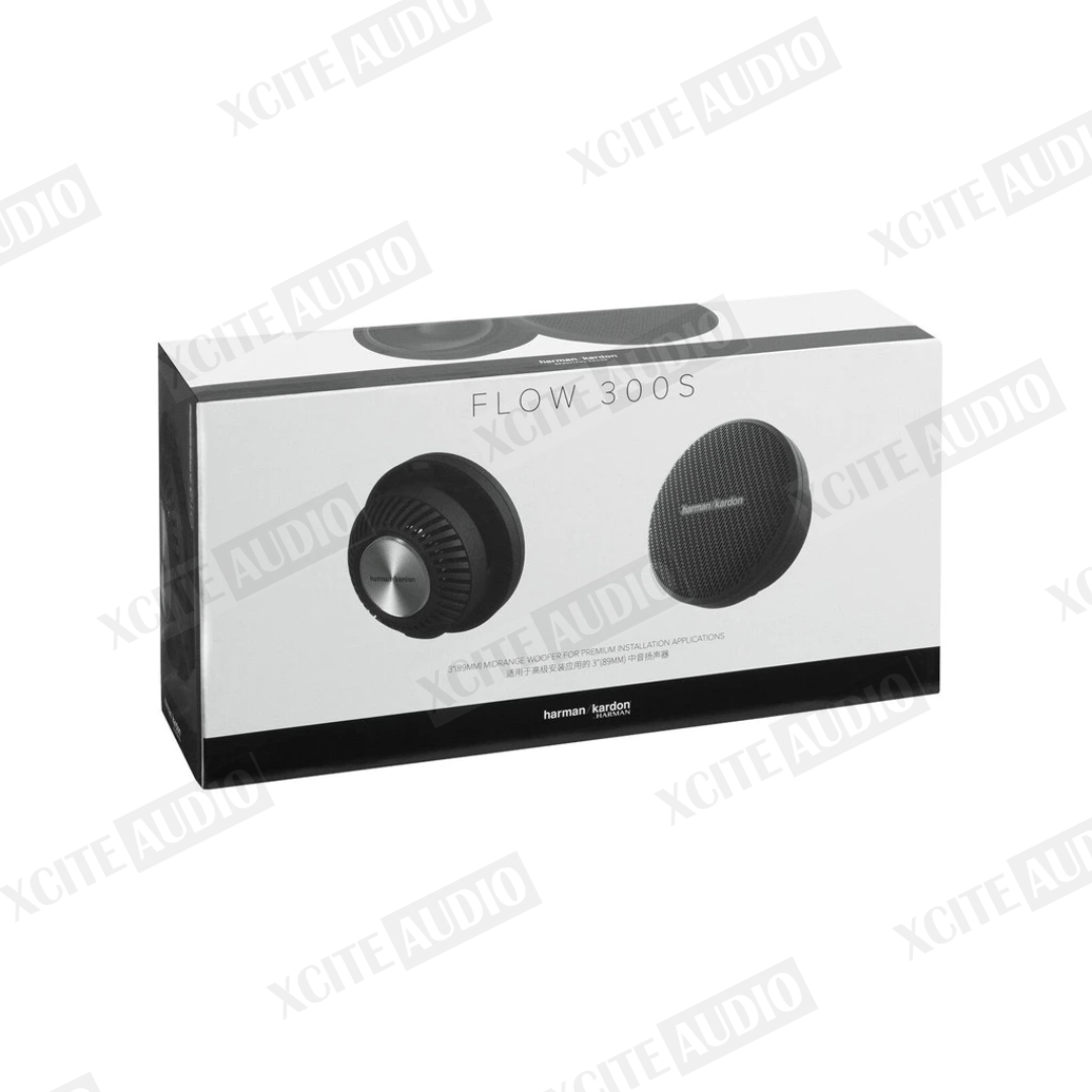 harman/kardon FLOW 300S | 3.5" Inch Car Component Midrange Speakers | 60watt RMS x 2 @4ohms