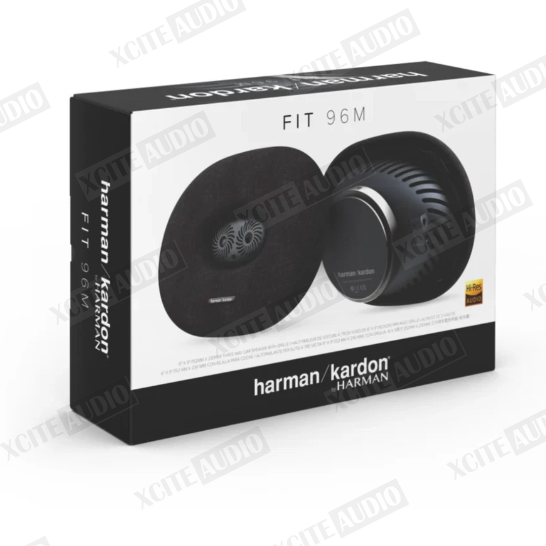 HARMAN KARDON FIT 96M - Fit Series 6" x 9" Three-Way Coaxial Car Speakers