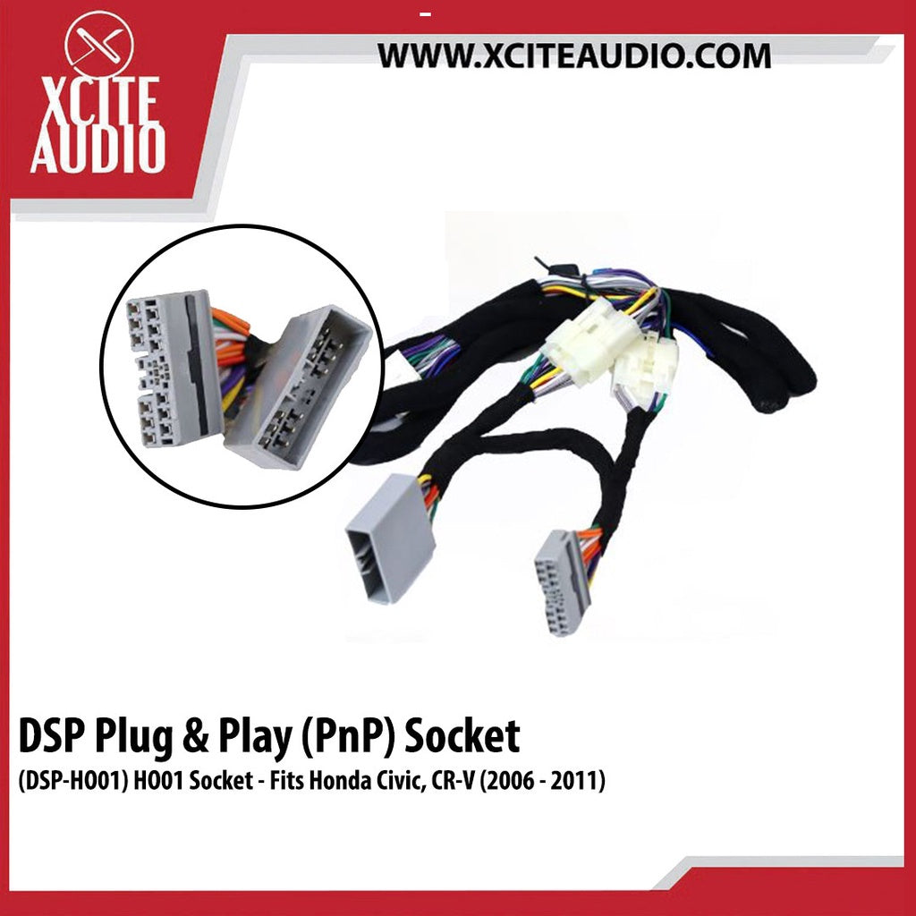 Digital Sound Processor(DSP) Plug & Play Cable Socket For Proton/Perodua/Toyota/Nissan/Mazda/Honda/Hyudai/BMW/Audi/Mini/Mercs