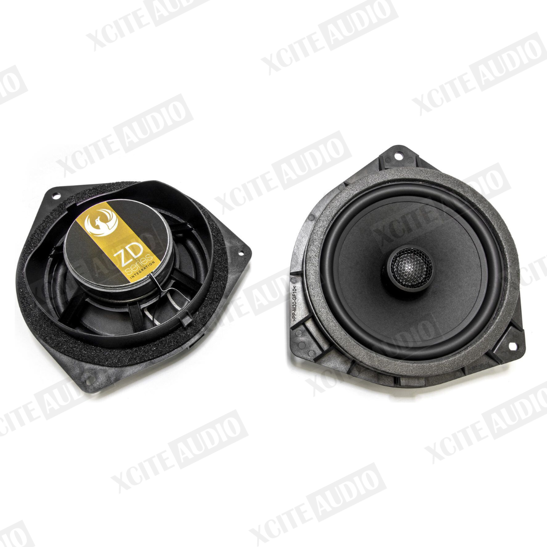 Phoenix Gold ZDST6CX - ZD Series 6.5inch Plug & Play Toyota 2-Way Coaxial Car Speakers