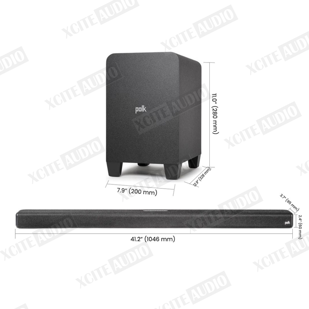 Polk Audio Signa S4 Powered 3.1.2-Channel Sound Bar And Wireless Subwoofer System With Bluetooth® & Dolby Atmos®