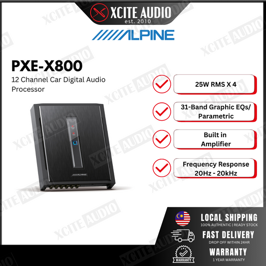 Alpine PXE-X800 12-Channel Digital Audio Processor