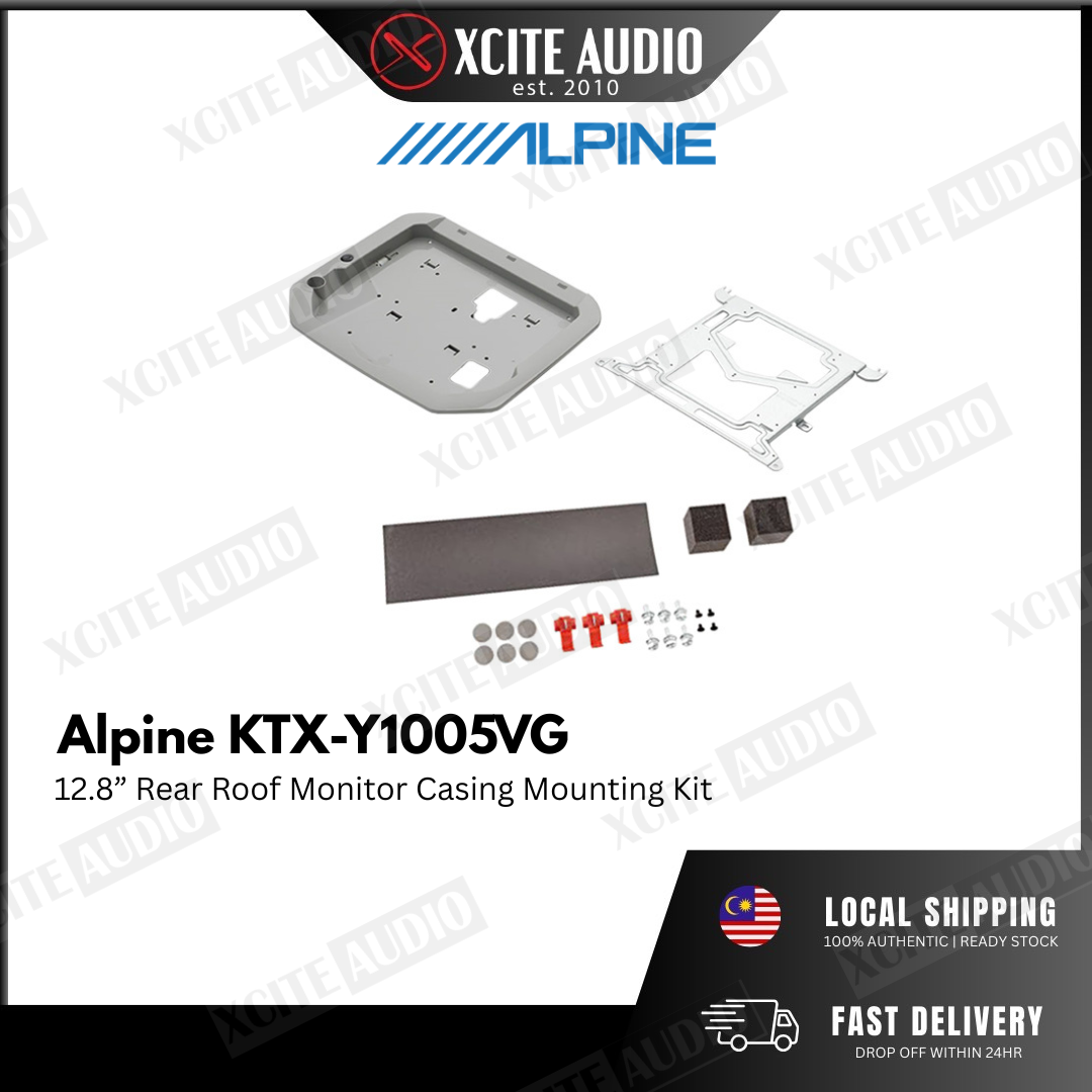 Alpine KTX-Y1005VG 12.8” Rear Roof Monitor Casing Mounting Kit