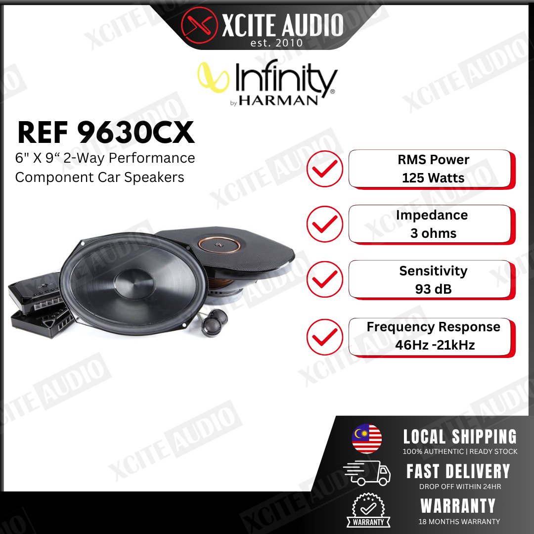 Infinity Reference REF-9630CX Reference Series 6"x9" Component Car Speakers