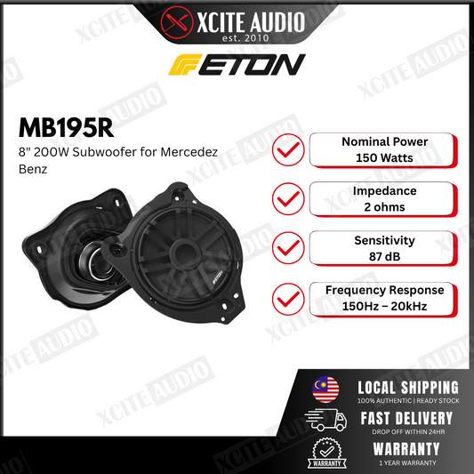 ETON MB195R 8" (19.5cm) 200W Subwoofer ( for Mercedes Benz )
