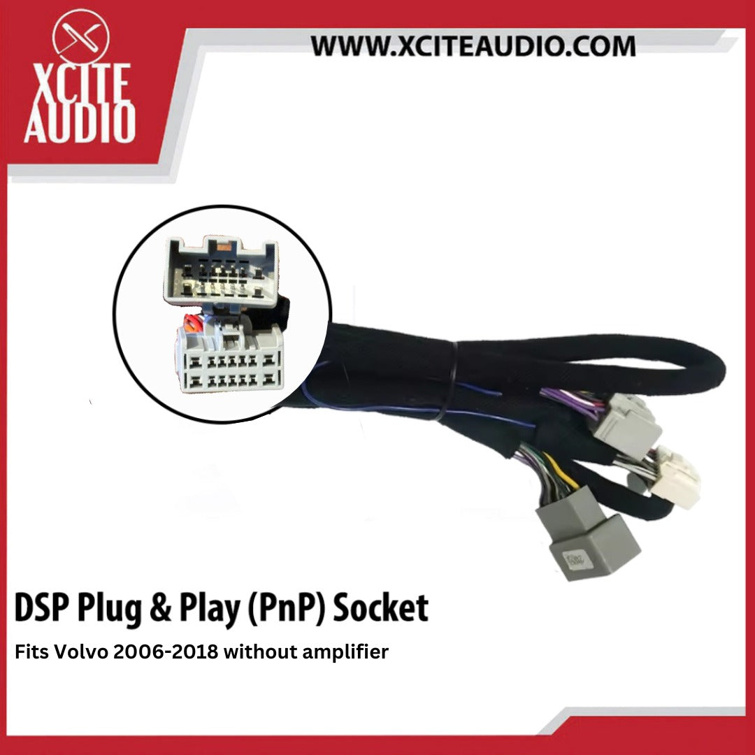 Digital Sound Processor(DSP) Plug & Play Cable Socket For Proton/Perodua/Toyota/Nissan/Mazda/Honda/Hyudai/BMW/Audi/Mini/Mercs