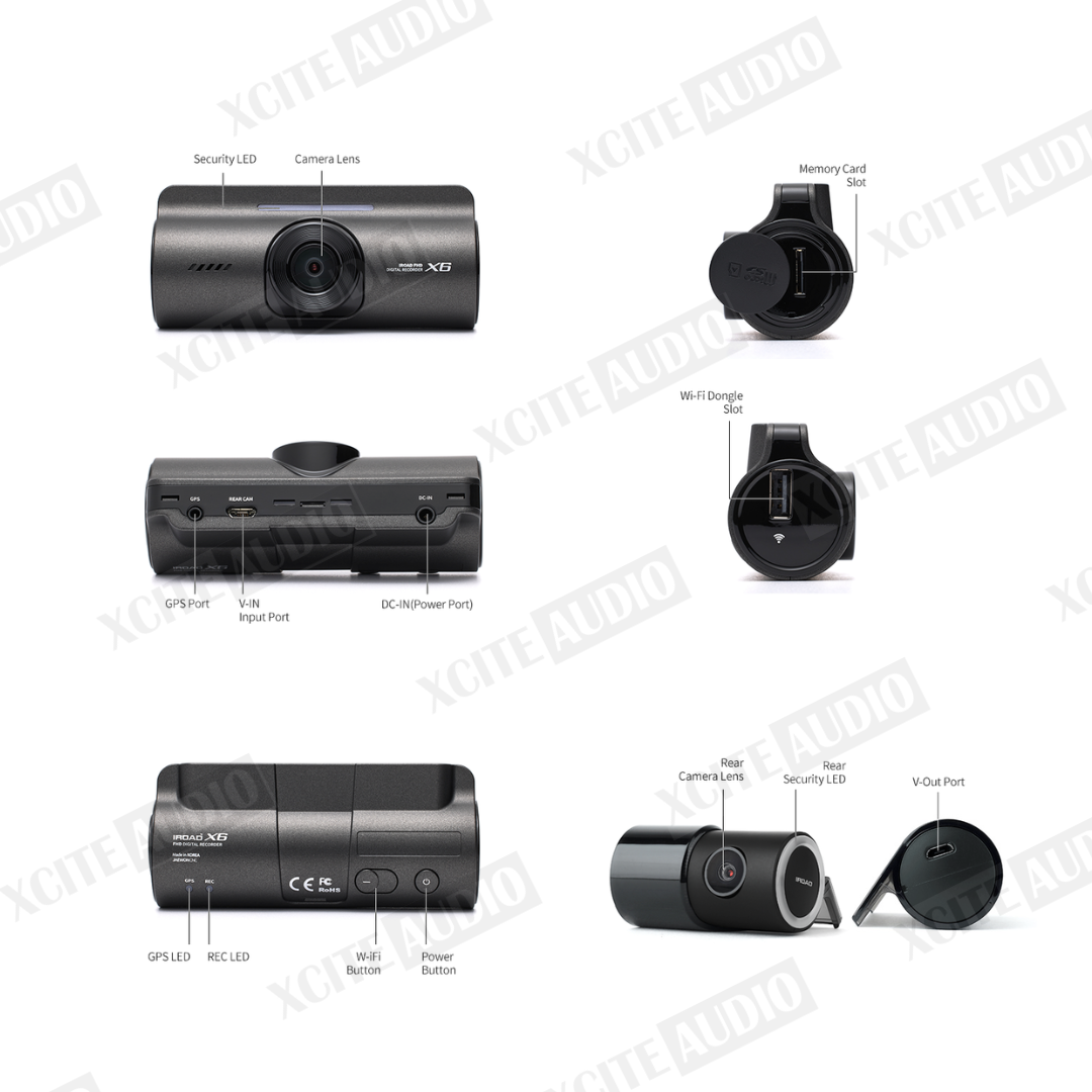 IROAD X6 DUAL-FHD DASH CAM