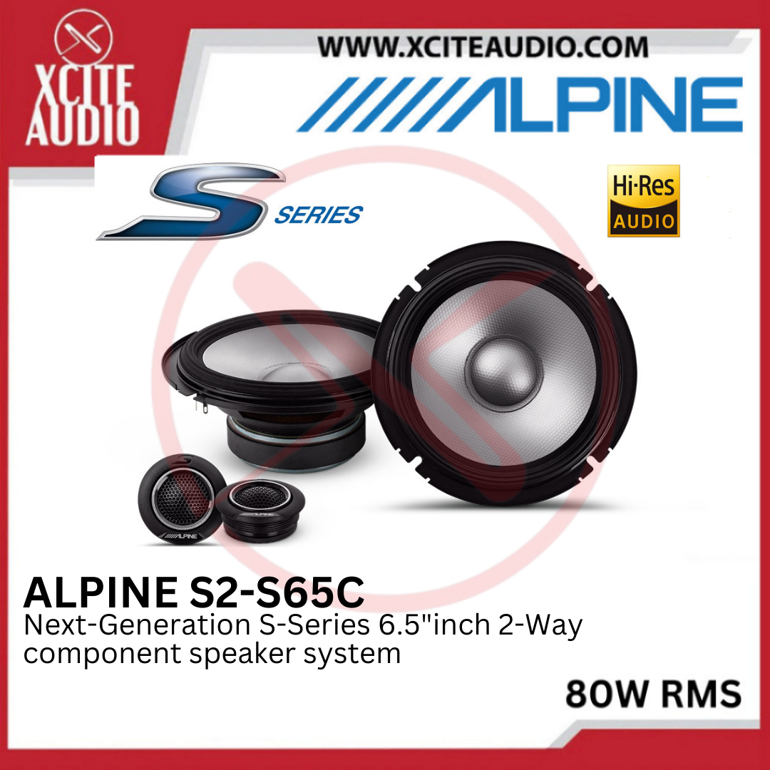 Alpine 6.5 best sale component speakers