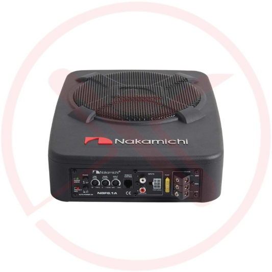 Nakamichi NBF8.1A - 8"inch 150W RMS Aluminium Active Underseat Car Subwoofer