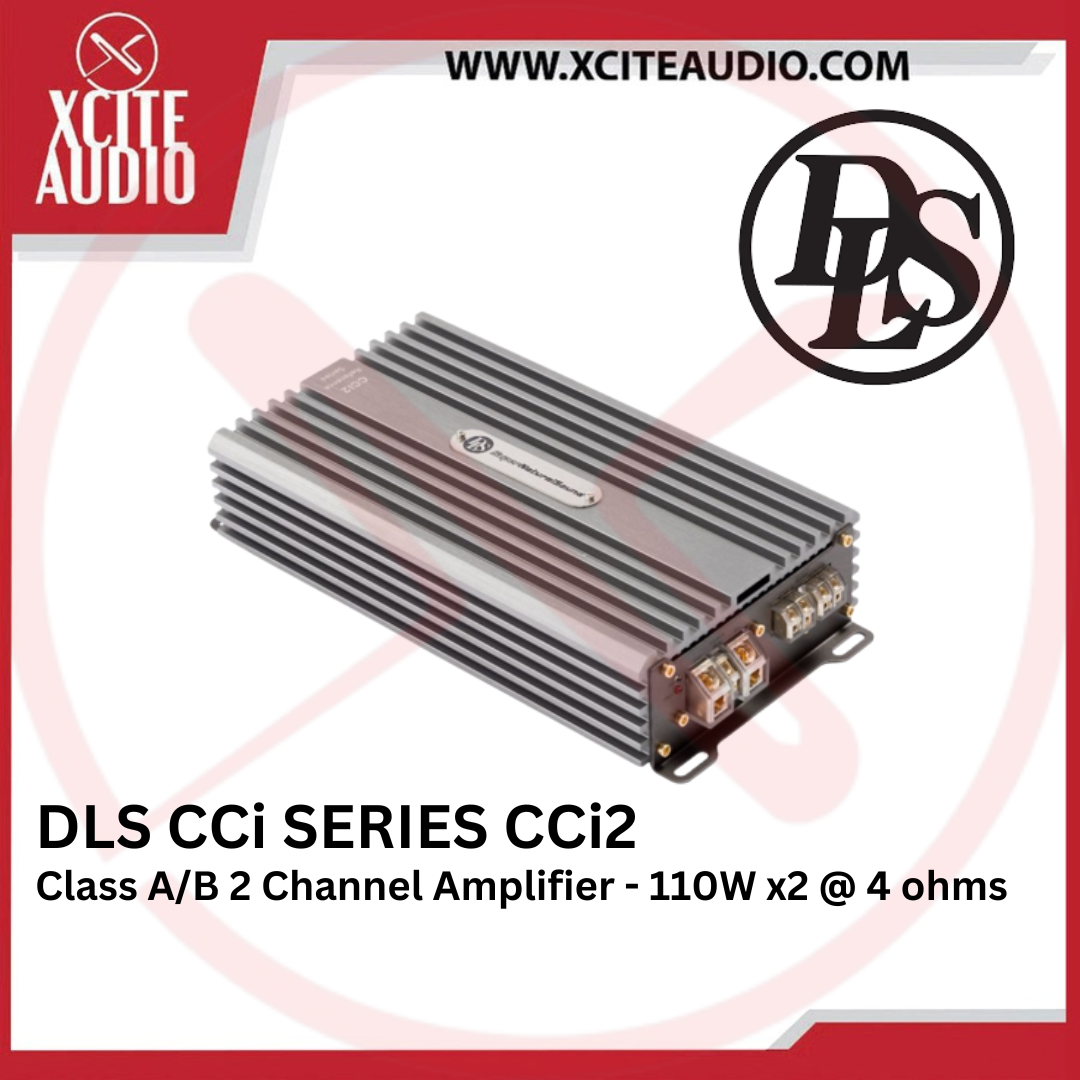 DLS CCi Series CCi2 - Class A/B 2 Channel Amplifier 110W RMS X 2