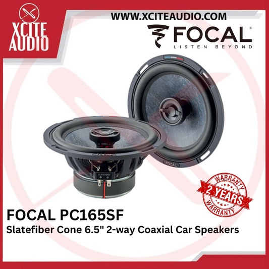 Focal PC165SF 6.5" 2-Way Coaxial Car Speaker SlateFiber Cone