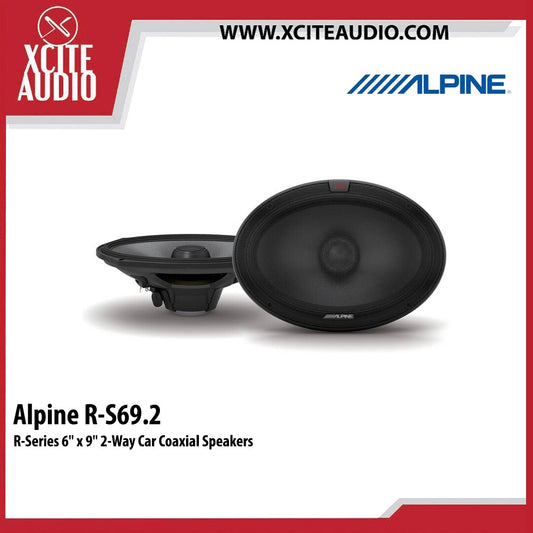 Alpine R-S69.2 R-Series 6" x 9" 2-Way Car Coaxial Speakers
