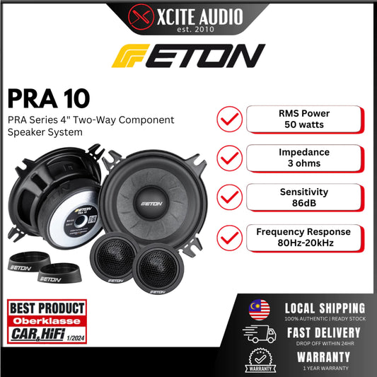 ETON PRA 10 | PRA Series 4inch 2-way Component Car Speaker System
