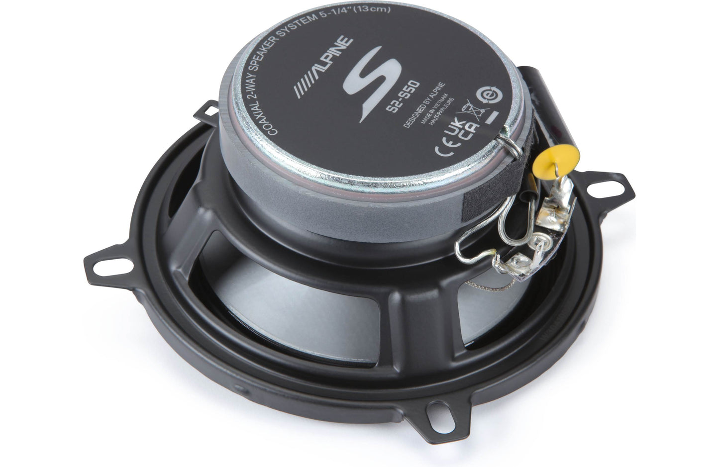 Alpine S2-S50 5.25" 2-Way S-Series 170W Peak Coaxial Car Speakers | 100% Original | 1 Year Warranty